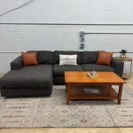 West Elm Urban 2-Piece Chaise Sectional Sofa
