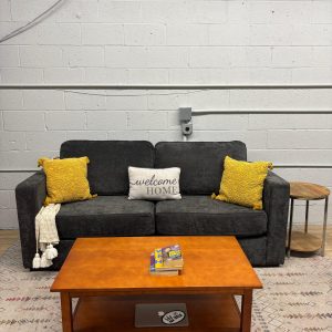 Lovesac Sactional- Charcoal Gray Corded (2seats/4sides)