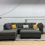  Ashley Furniture Sectional with Storage Ottoman