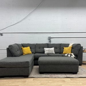  Ashley Furniture Sectional with Storage Ottoman