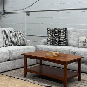 Glacier White Sofa & Loveseat Set