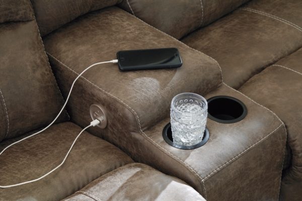 Segburg Power Reclining Sectional Sofa - Image 5