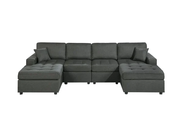 Double Chaise Sectional Sofa - Image 3