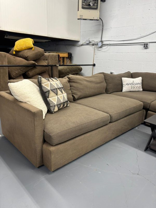 Crate & Barrel Lounge 3PC Sectional Couch - Image 5
