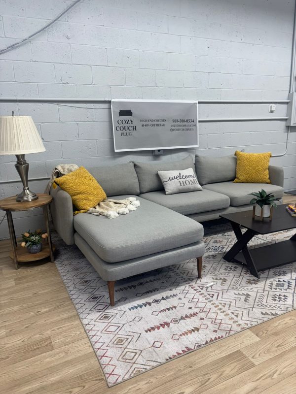 West Elm Auburn 2-Piece Chaise Sectional - Image 3