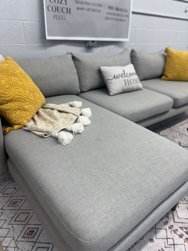 West Elm Auburn 2-Piece Chaise Sectional - Image 4