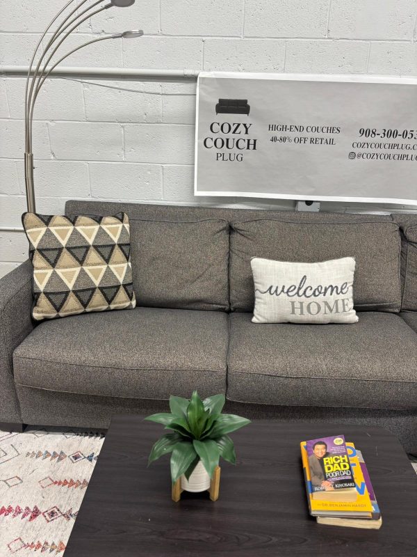 West Elm Henry 2-Piece Sleeper Sectional w/ Storage Chaise - Image 9
