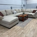 Ashley Furniture 4-Piece Beige Sectional Sofa