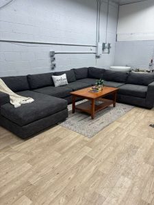 West Elm Urban 4-Piece Sectional Chaise Sofa