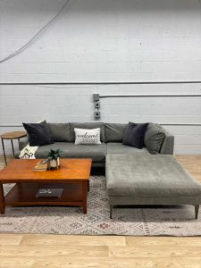 West Elm Andes 3-Piece Ottoman Sectional Sofa