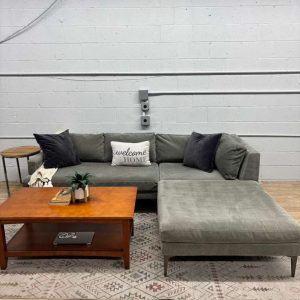 West Elm Andes 3-Piece Ottoman Sectional Sofa