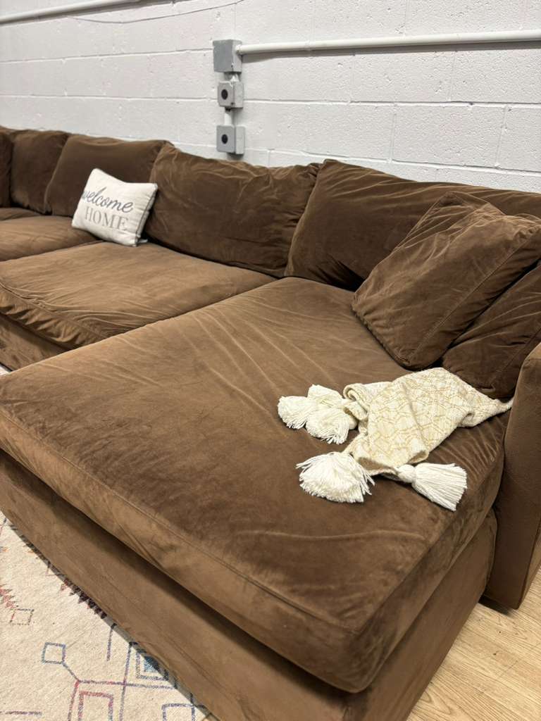 Crate & Barrel Deep Lounge 3-Piece Sectional Sofa - Image 5