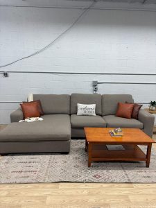 Pottery Barn Big Sur Square Arm Chaise Sectional Sofa