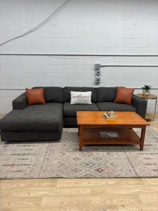 West Elm Urban 2-Piece Chaise Sectional Sofa