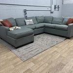 Custom U-Shaped 3-Piece Sectional Couch