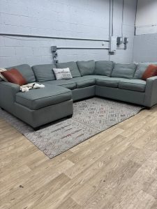 Custom U-Shaped 3-Piece Sectional Couch