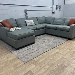 Custom U-Shaped 3-Piece Sectional Couch