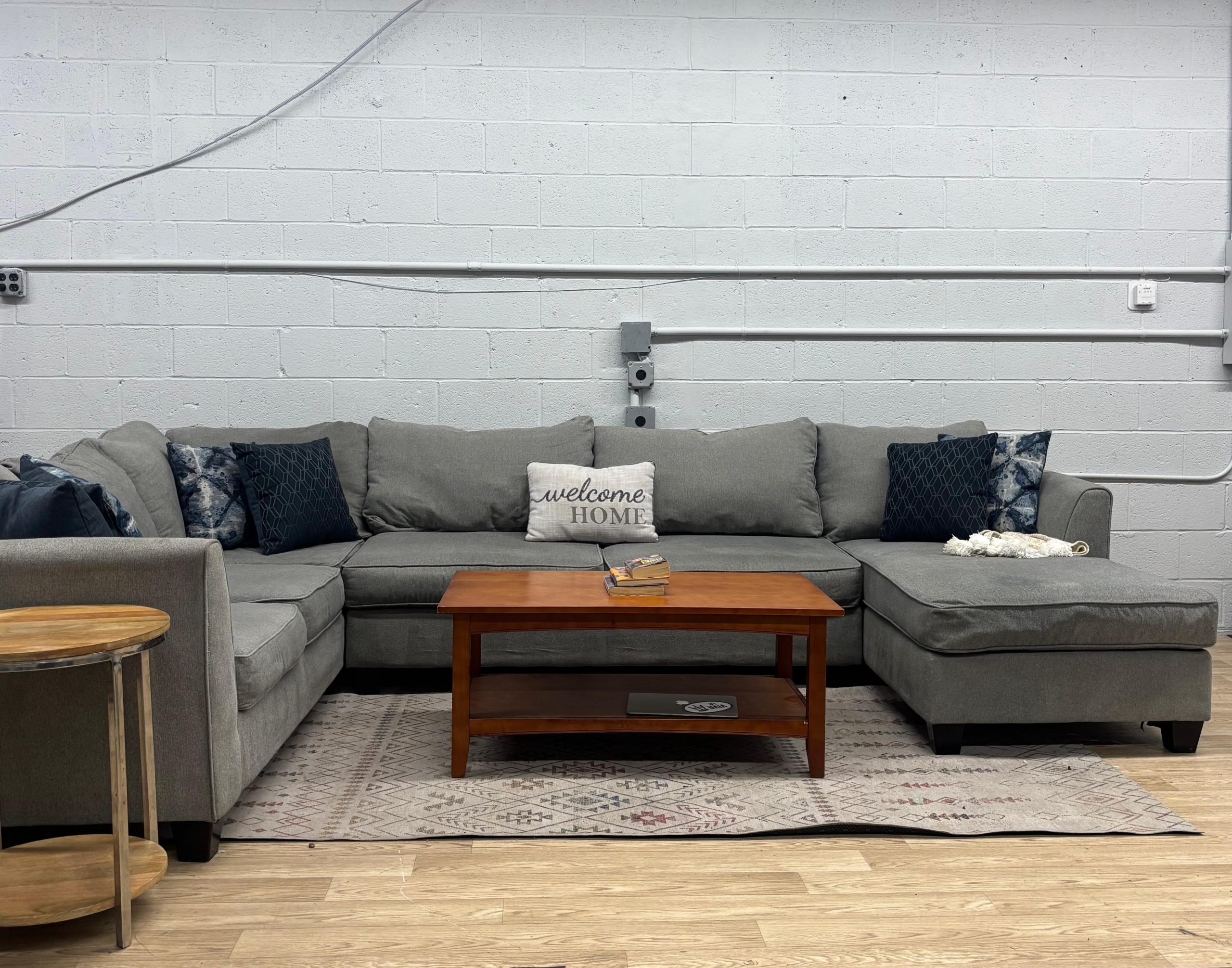 Raymour & Flanigan 3-Piece Sectional Couch