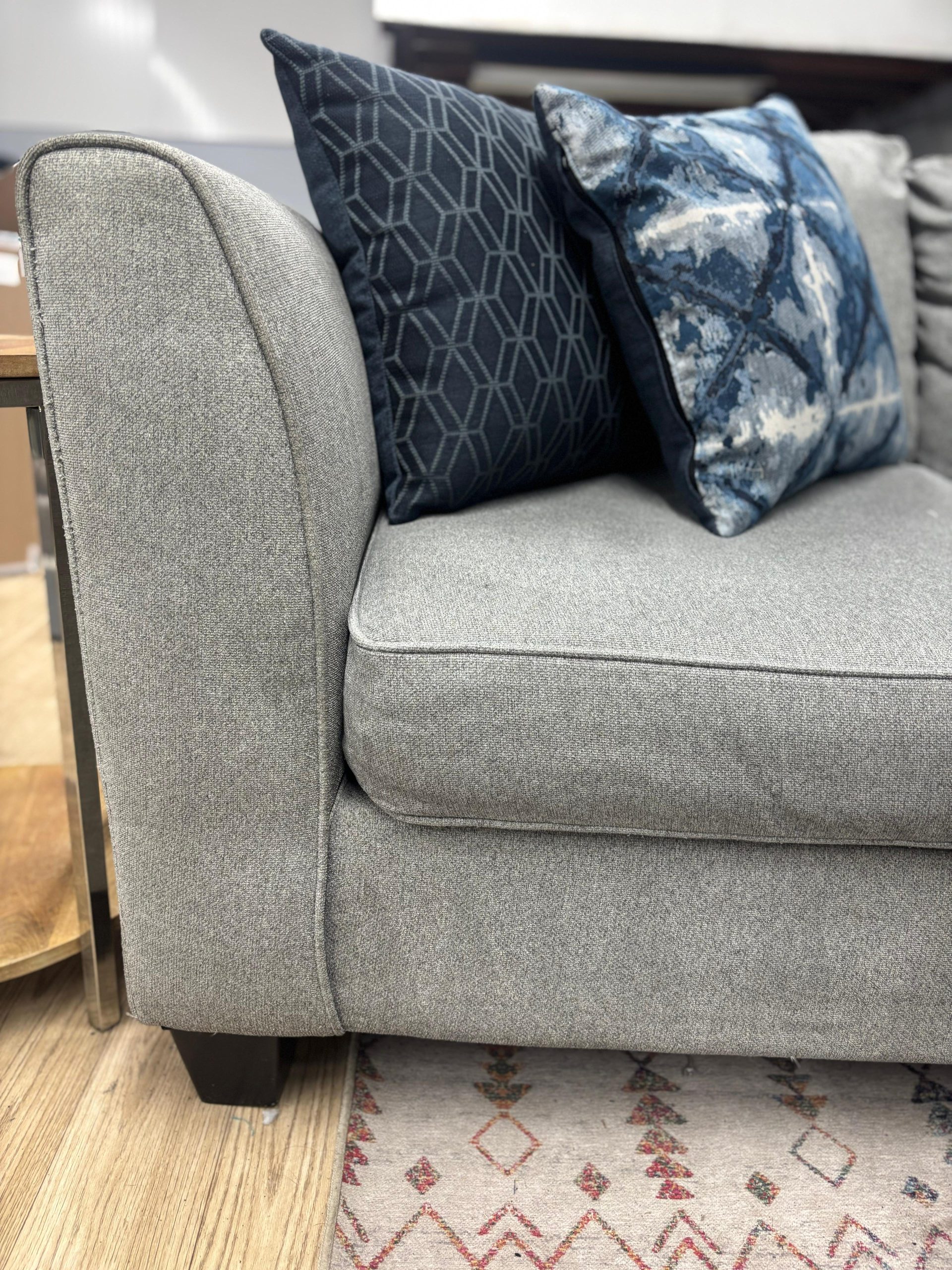 Raymour & Flanigan 3-Piece Sectional Couch - Image 4