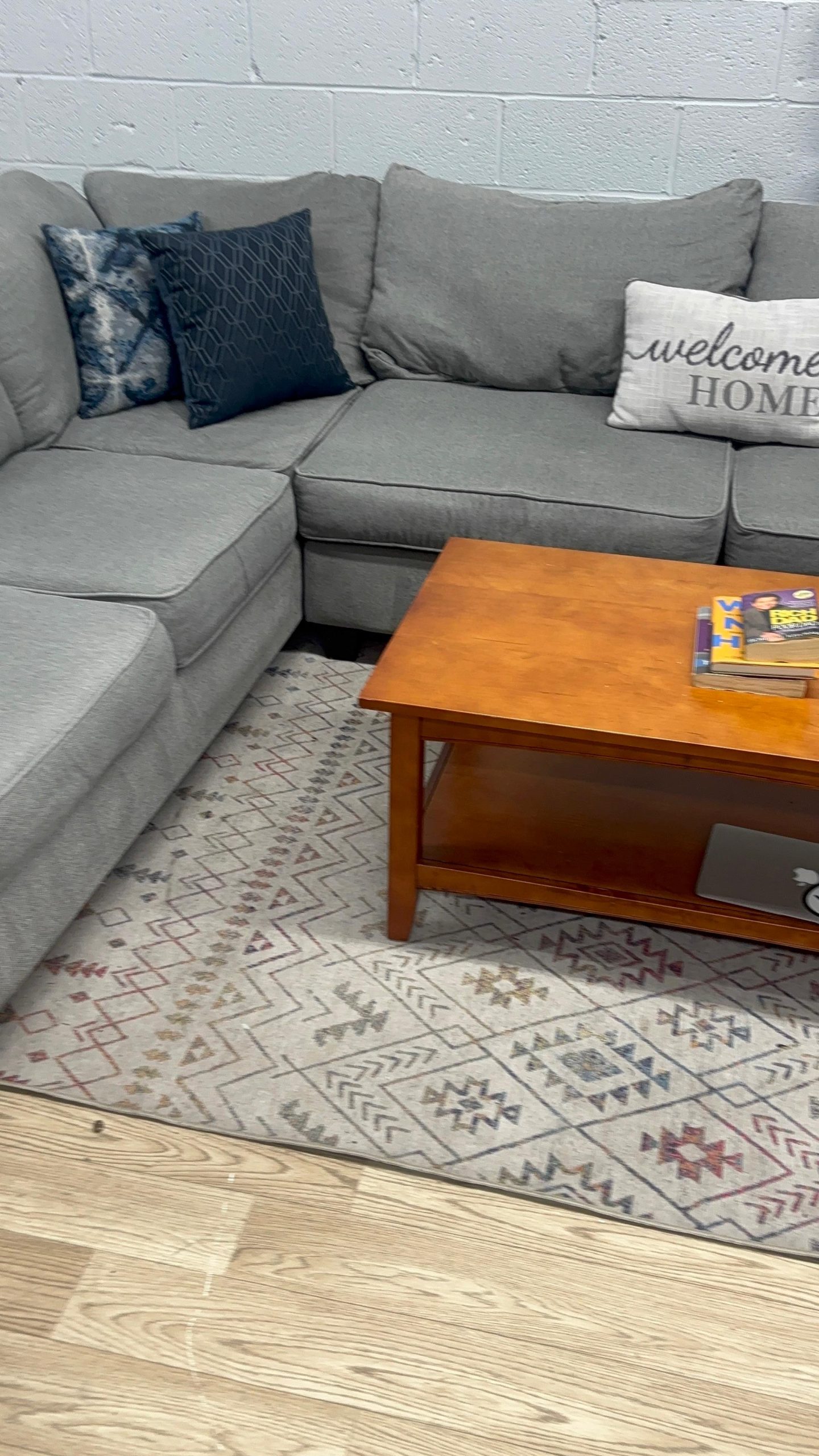 Raymour & Flanigan 3-Piece Sectional Couch - Image 5