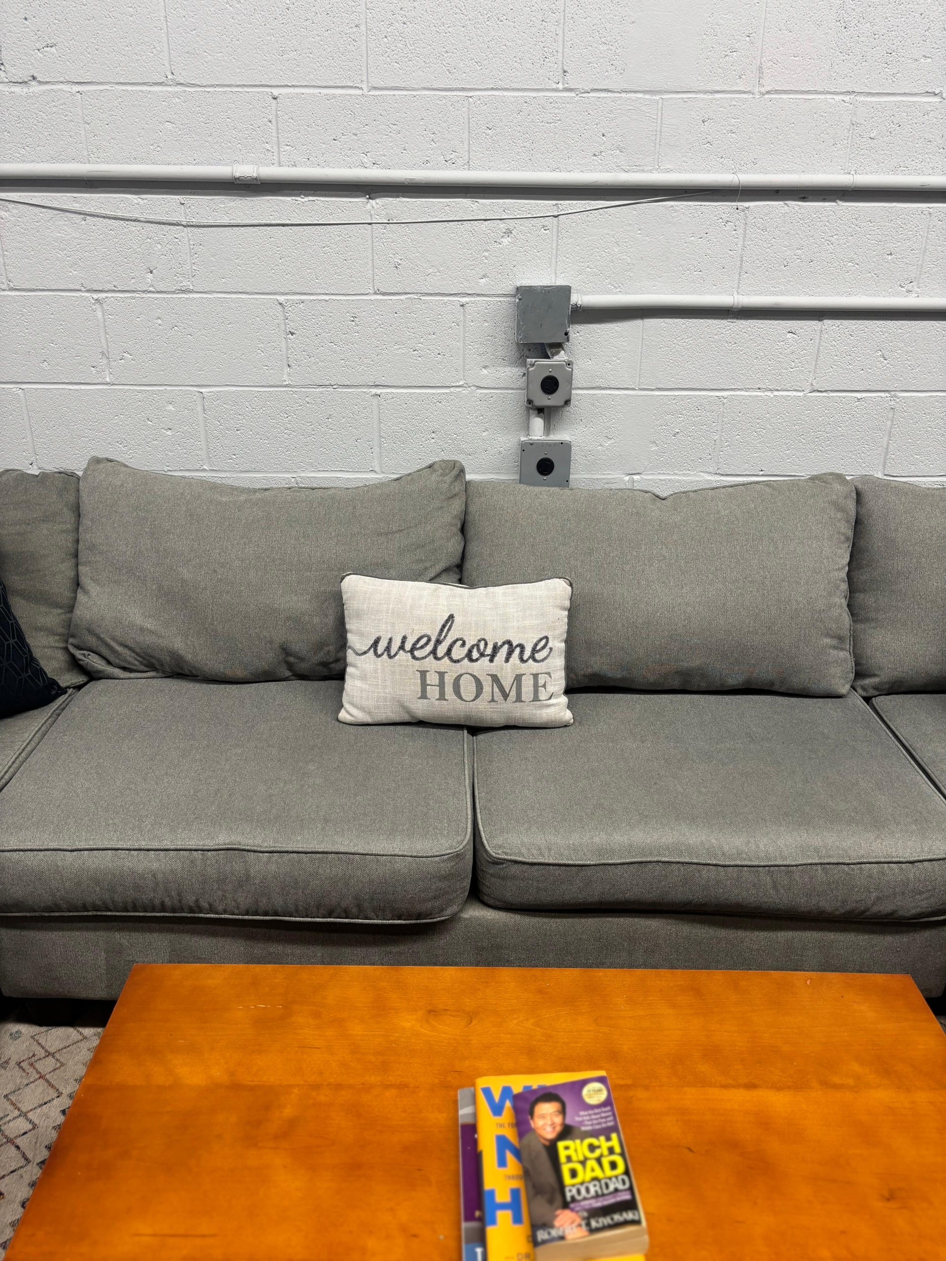 Raymour & Flanigan 3-Piece Sectional Couch - Image 6