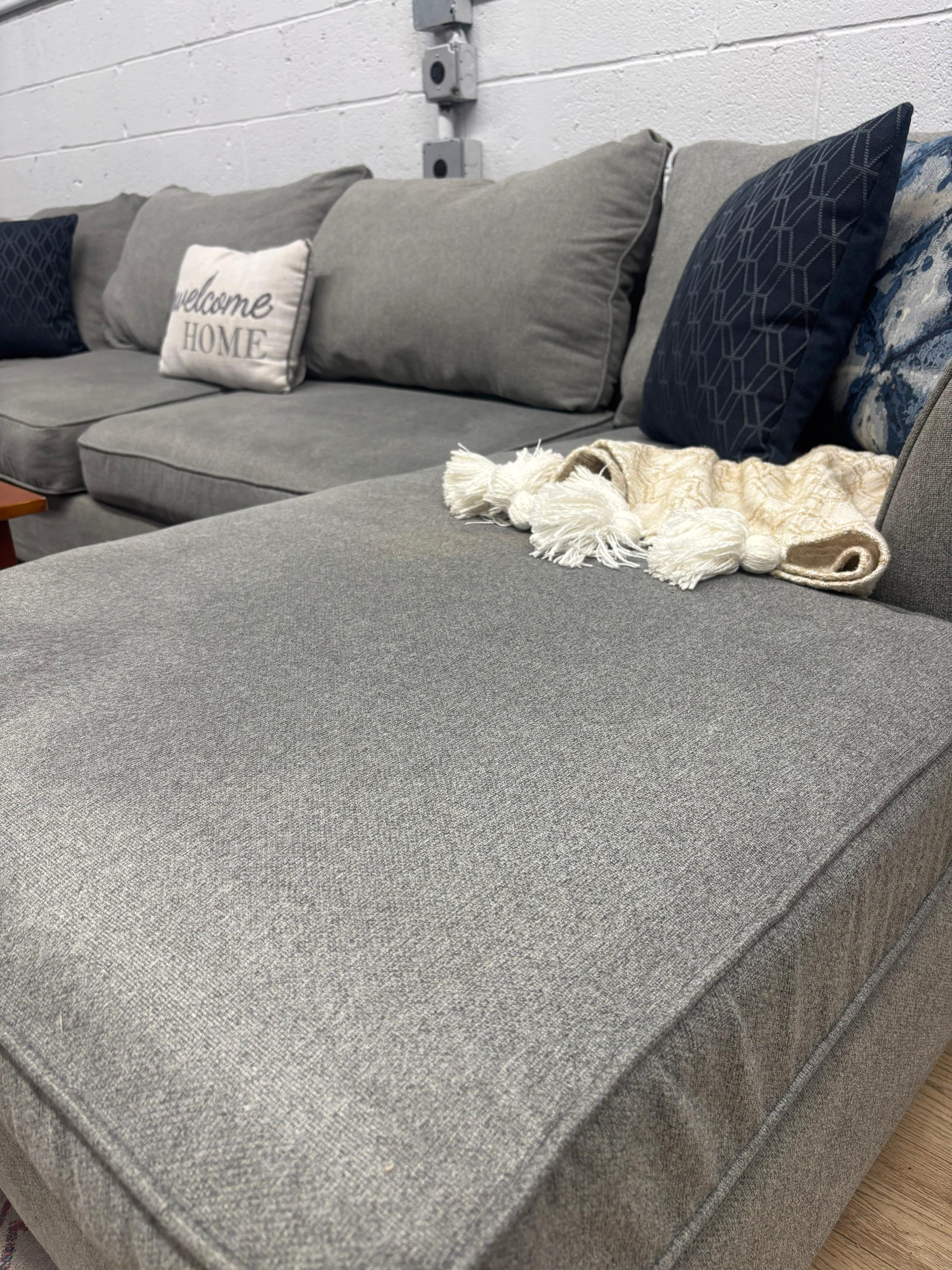 Raymour & Flanigan 3-Piece Sectional Couch - Image 8