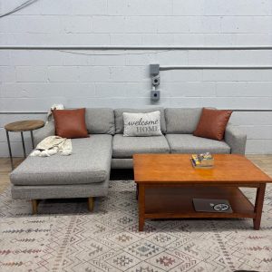 West Elm Eddy Reversible Sectional Couch