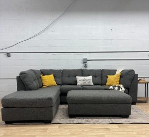 Ashley Furniture Sectional with Storage Ottoman