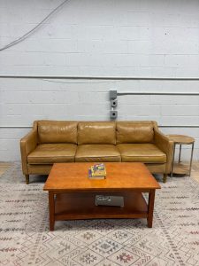 West Elm Hamilton Leather Sofa