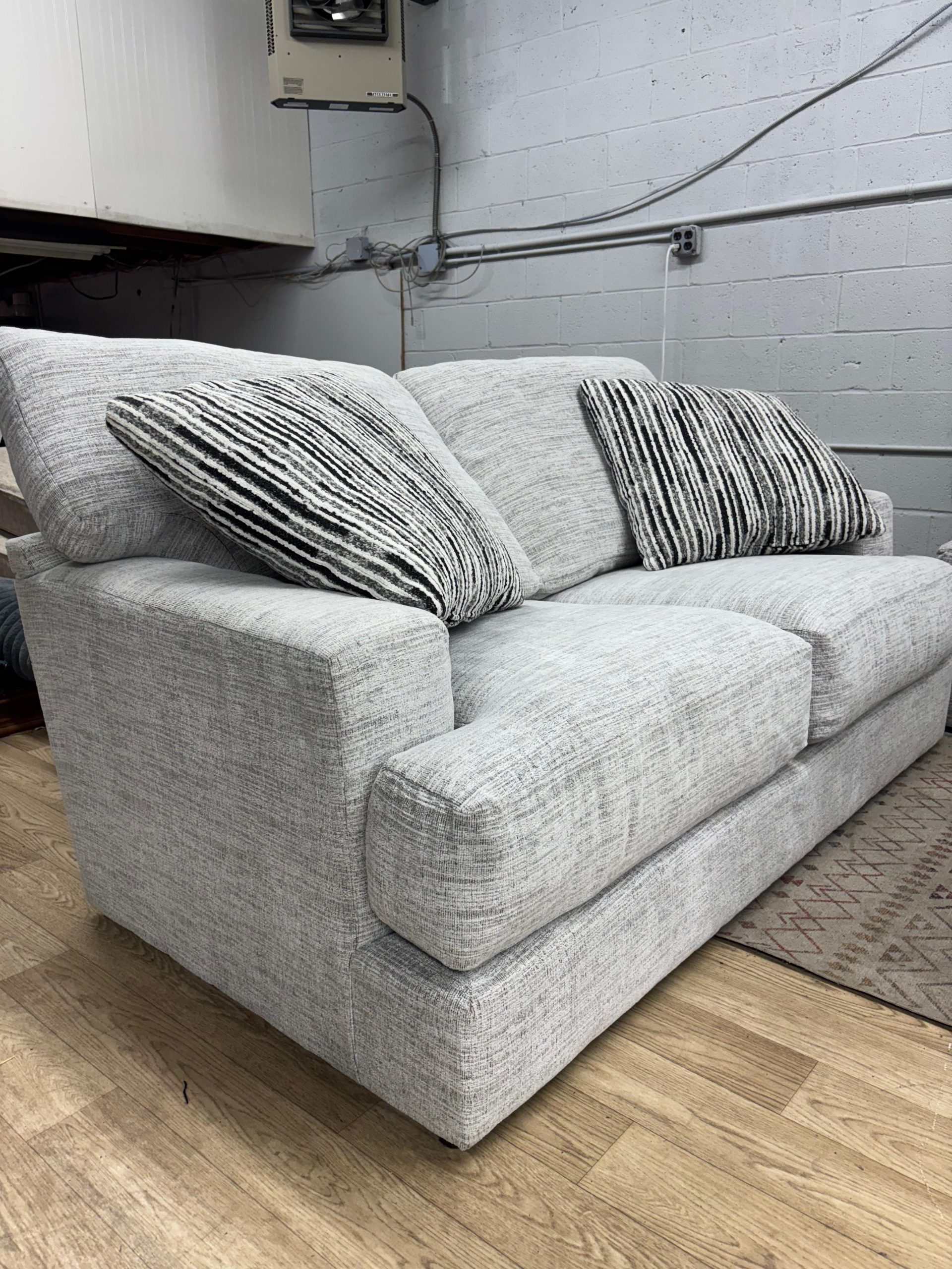 Glacier White Sofa & Loveseat Set - Image 2