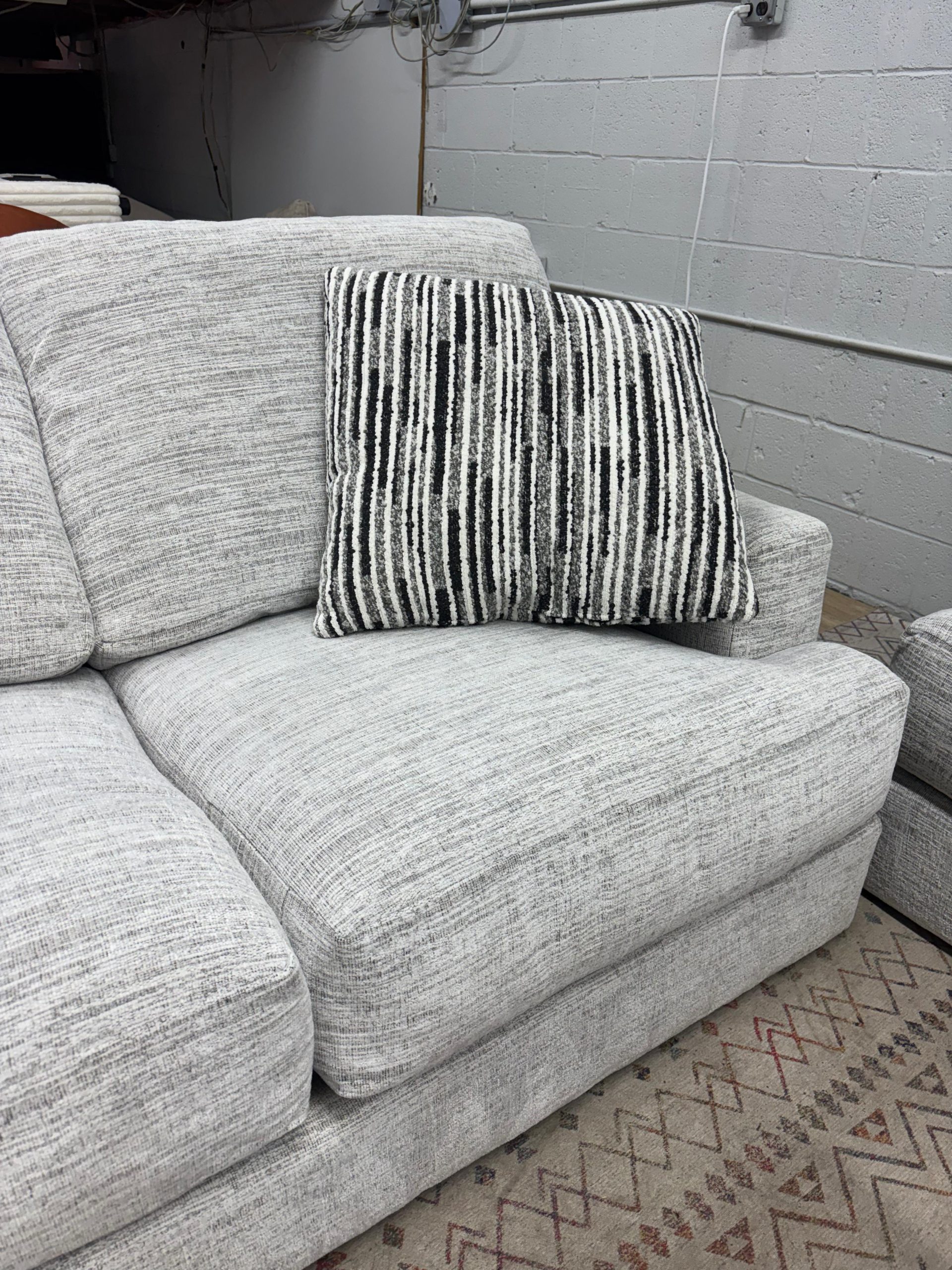 Glacier White Sofa & Loveseat Set - Image 7